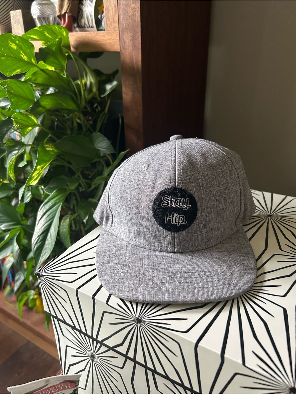 Toddler Gray 'Stay Hip' Snapback Hat by Jack & Winn